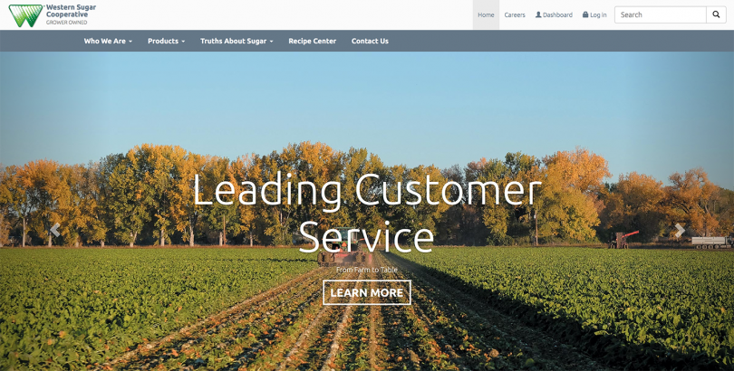 Western Sugar Cooperative Website Design